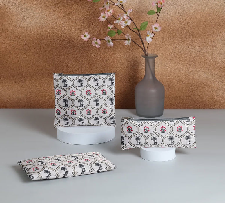 India Circus – Tropic Tryst Utility Pouch Set of 3