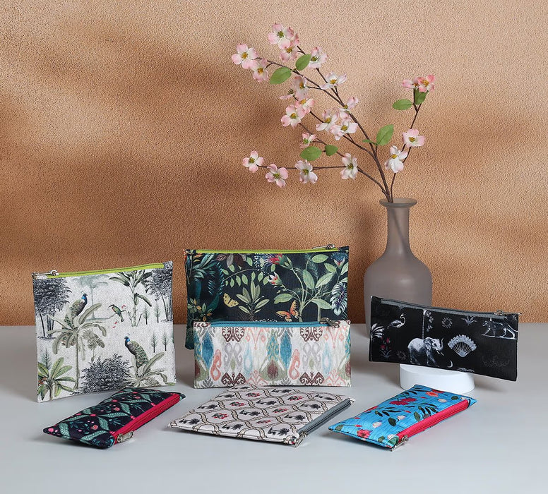 India Circus – Tropic Tryst Utility Pouch Set of 3