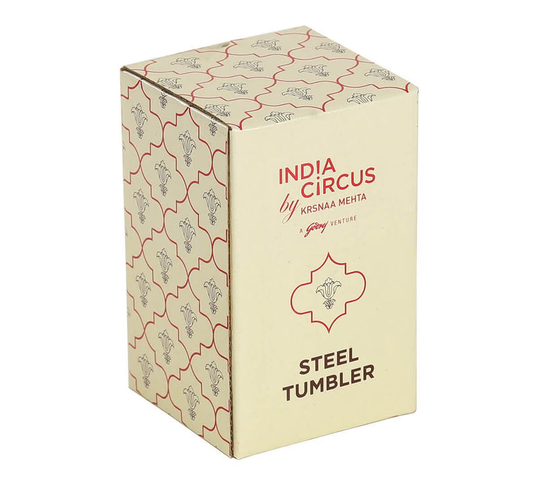 India Circus – Chevron Palms Small Steel Tumbler Set of 2