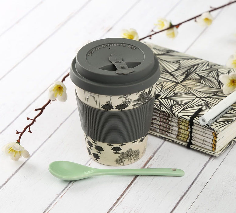 India Circus – Monochrome Palatial Courtyard Bamboo Frankie Cup