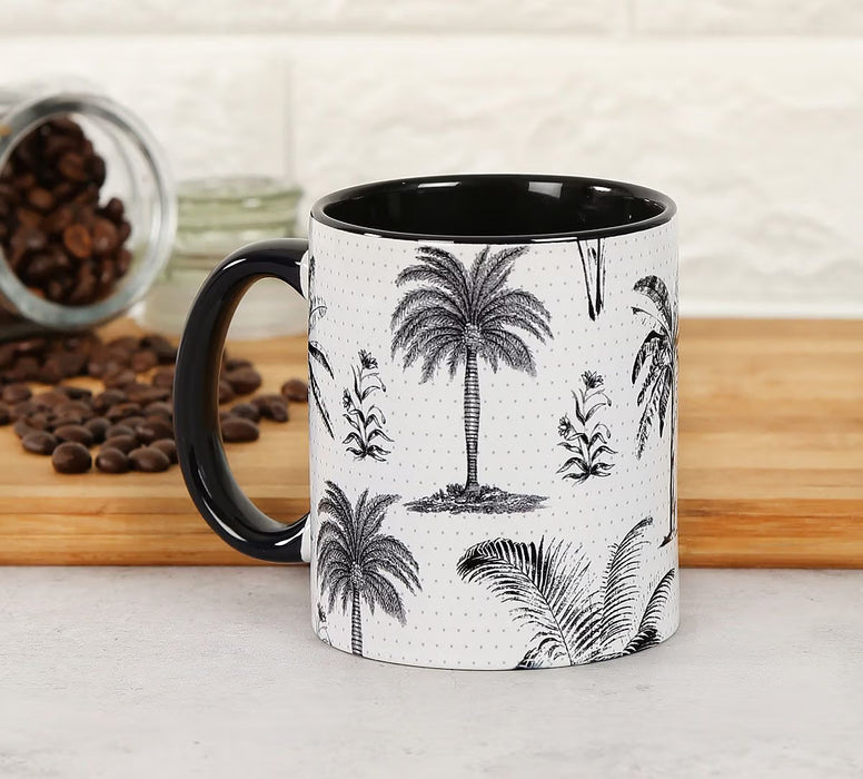 India Circus – Monochrome Palms Coffee Mug