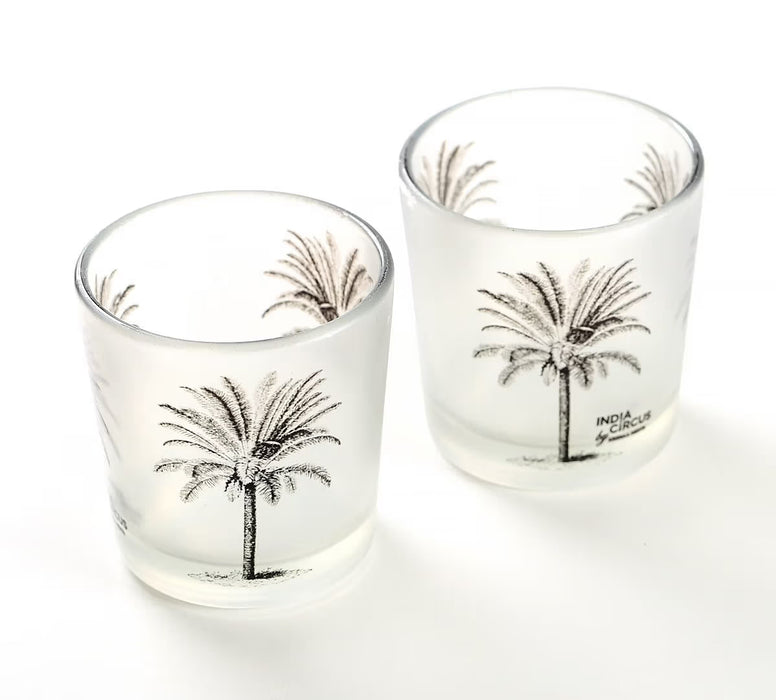 India Circus – Palm Parade Tea Light Holder Set of 2