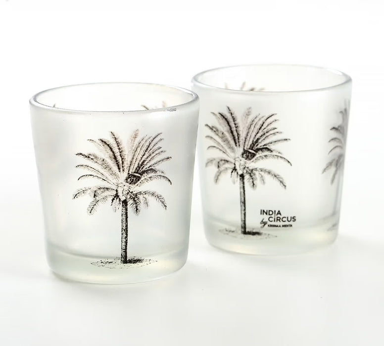 India Circus – Palm Parade Tea Light Holder Set of 2