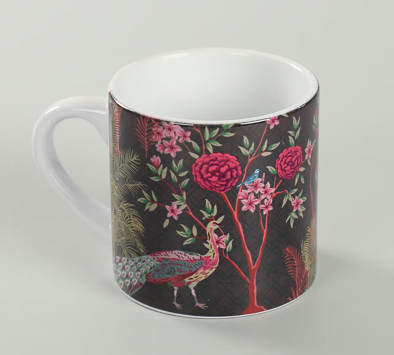 India Circus – Peacock Garden Espresso Mug (177 ml)