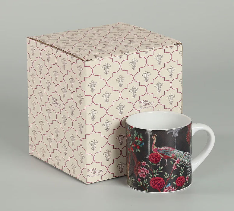 India Circus – Peacock Garden Espresso Mug (177 ml)