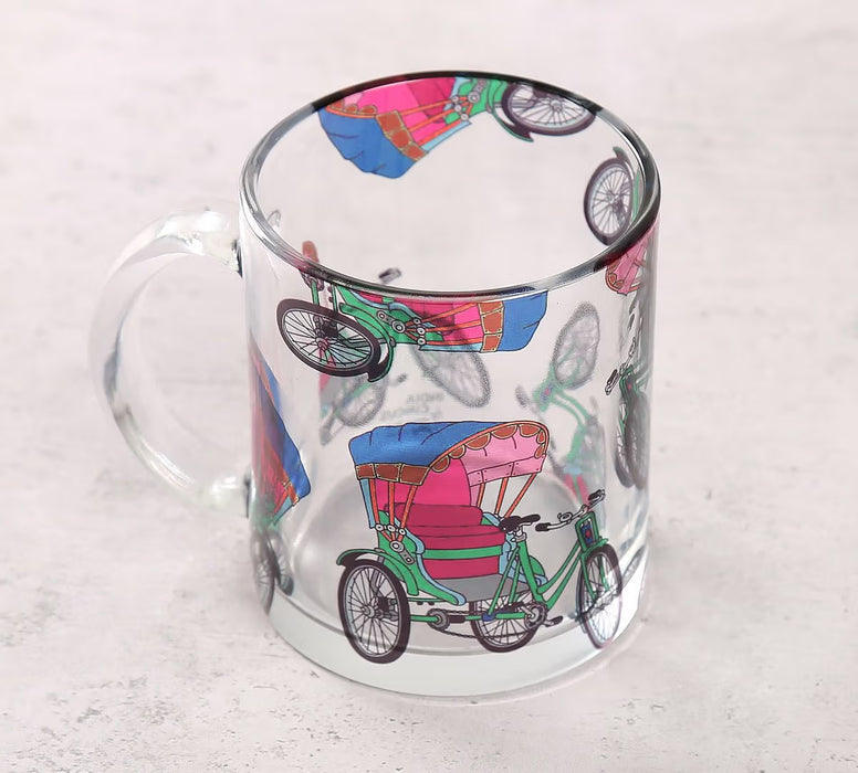 India Circus – Pop Tanga Glass Mug | Quirky Pop Art Design