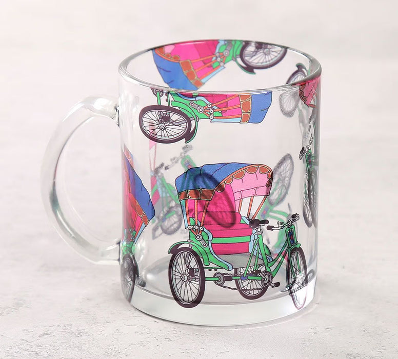 India Circus – Pop Tanga Glass Mug | Quirky Pop Art Design