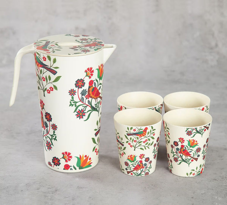 India Circus – Psittacines Enquiry Bamboo Jug Set