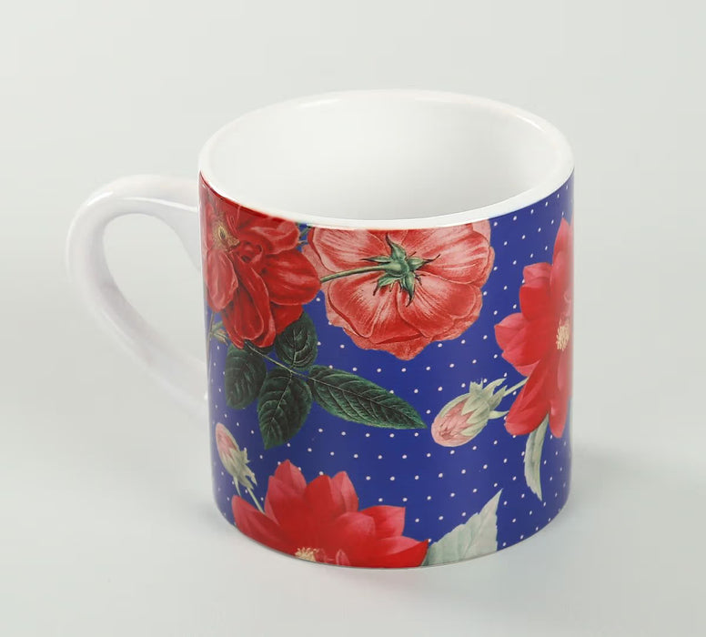 India Circus – Red Blooms Espresso Mug (177 ml)