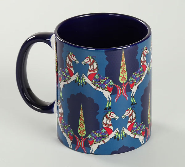 India Circus – Royal Kaleidoscope Coffee Mug by Krsnaa Mehta