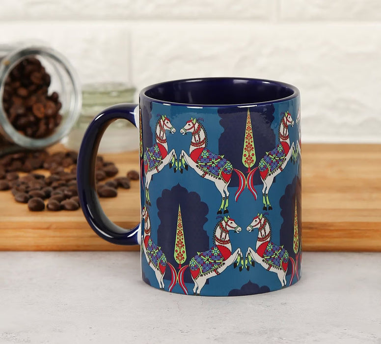 India Circus – Royal Kaleidoscope Coffee Mug by Krsnaa Mehta