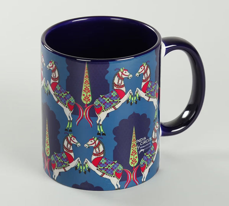 India Circus – Royal Kaleidoscope Coffee Mug by Krsnaa Mehta