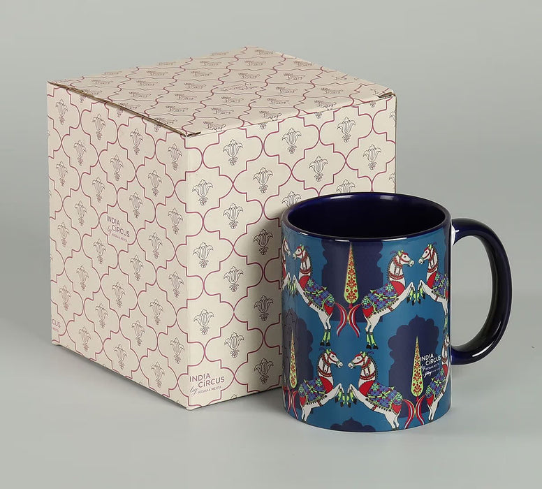 India Circus – Royal Kaleidoscope Coffee Mug by Krsnaa Mehta