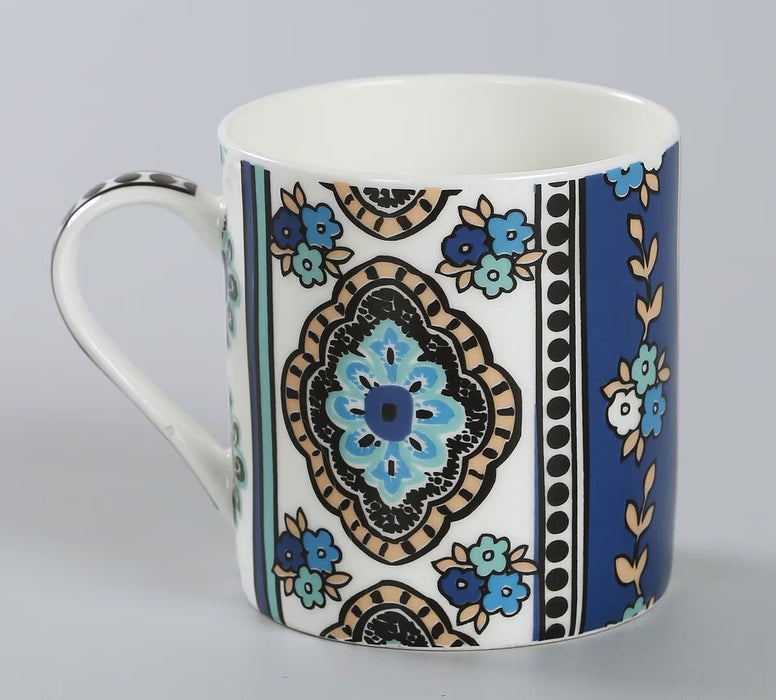 India Circus – Sketch Pattern Coffee Mug Set of 6
