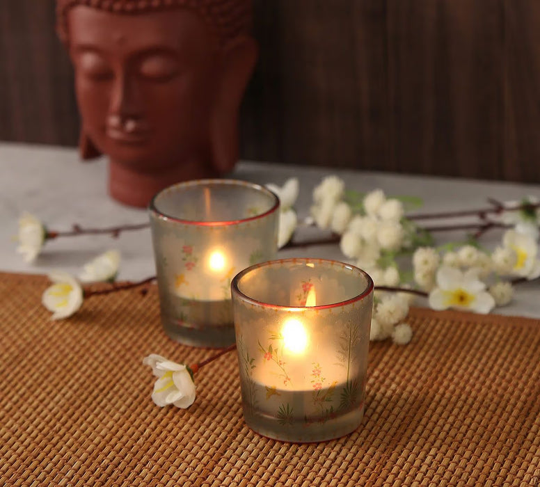 India Circus – Windows of Wisdom Tea Light Holder Set of 2