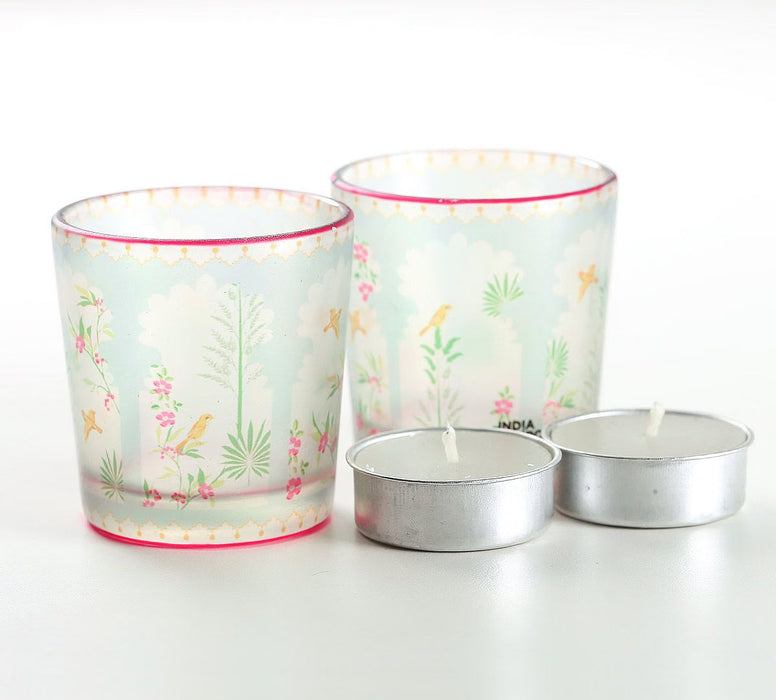 India Circus – Windows of Wisdom Tea Light Holder Set of 2