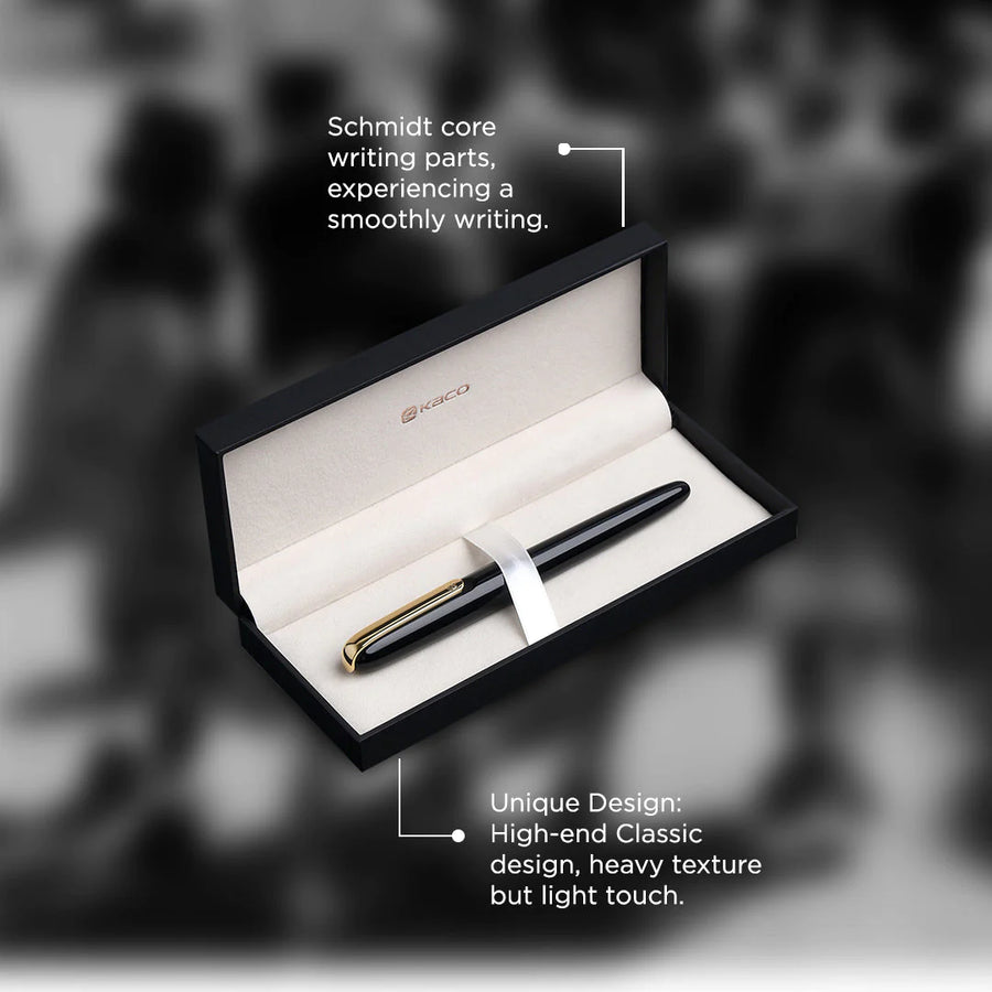 Kaco - Master 0.5mm Black Roller Pen