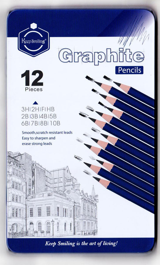 Keep Smiling Graphite Pencil Set Of 12 ( TB-8008 )