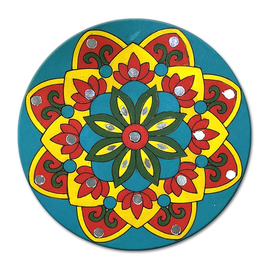 iCraft DIY Mandala Art Kit – 6" | Compact Festive Home Decor Kit