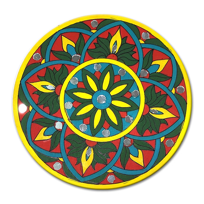 iCraft DIY Mandala Art Kit – 6" | Mini Festive Home Decor Craft Set