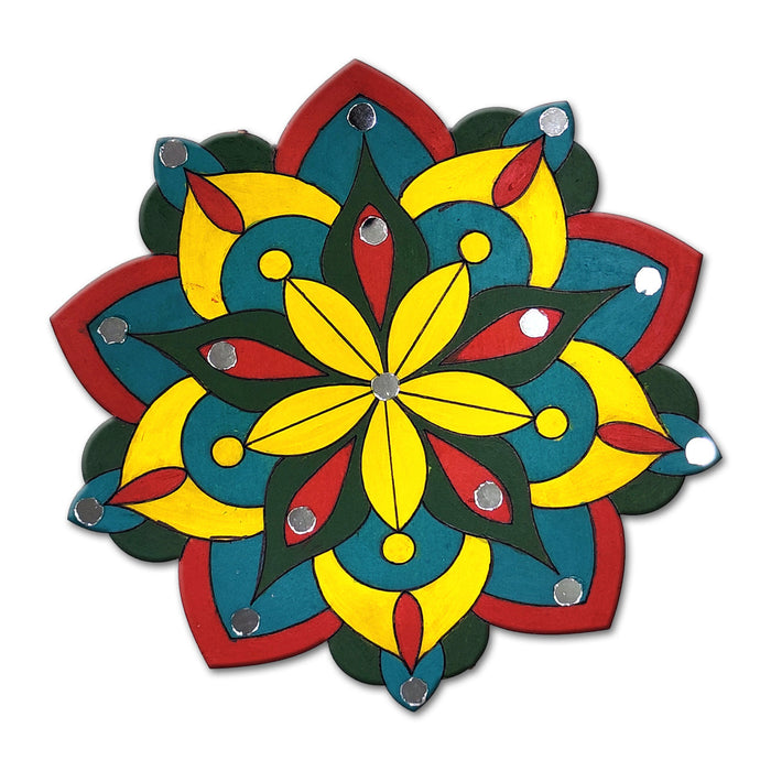 iCraft DIY Mandala Art Kit – 6" | Festive DIY Home Decor Craft