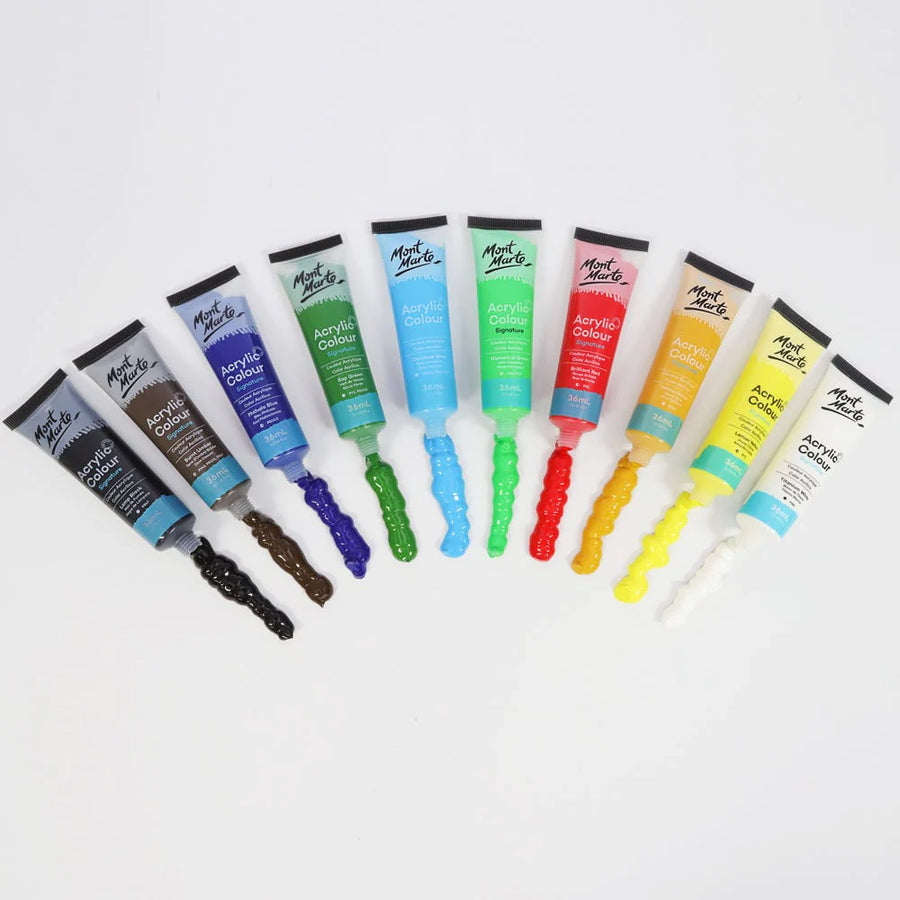 Mont Marte - Acrylic Colour Signature Paint Set 24 (36ml)
