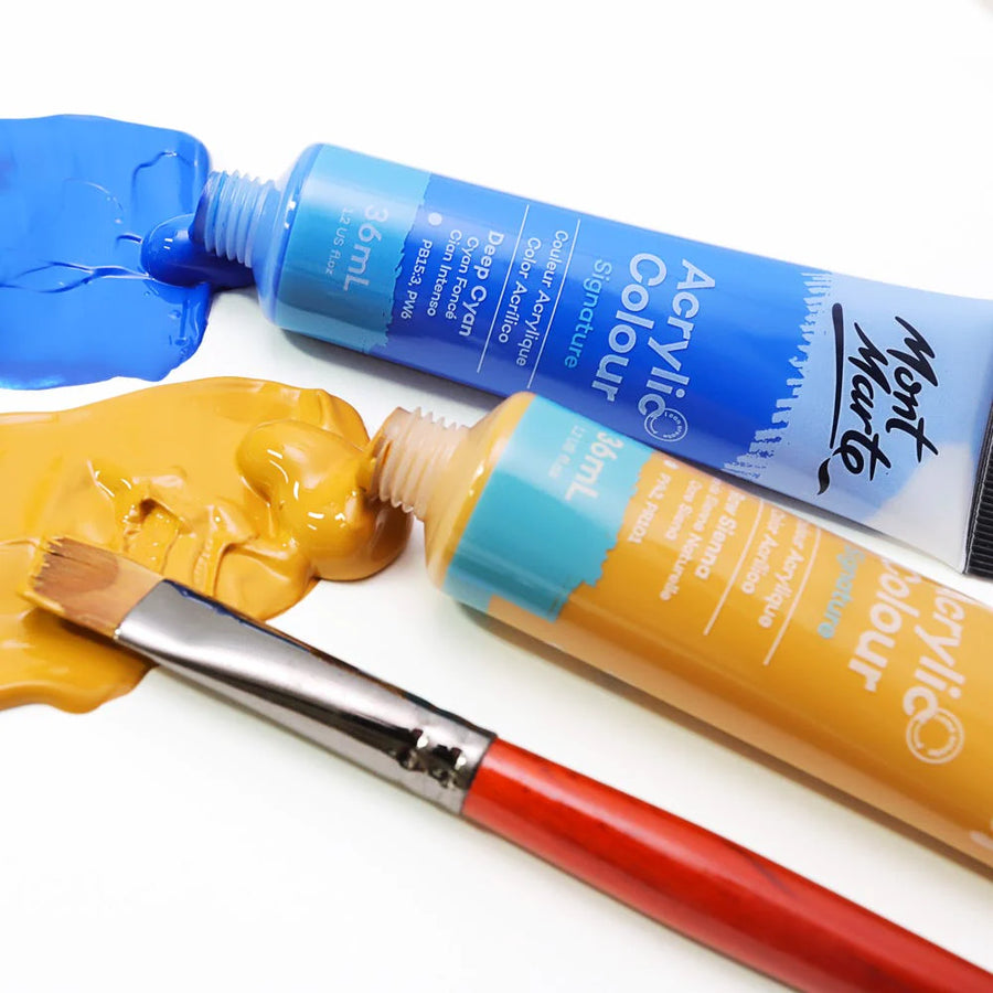 Mont Marte - Acrylic Colour Signature Paint Set 24 (36ml)