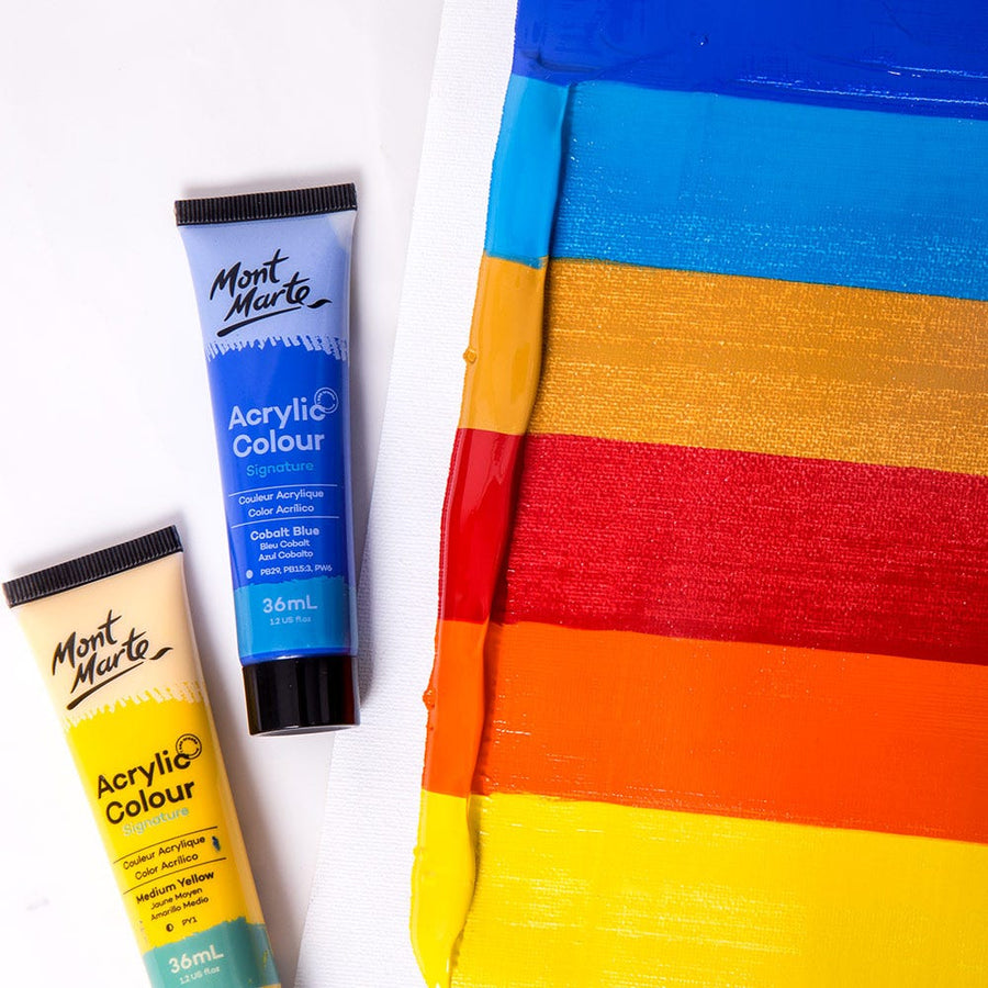 Mont Marte - Acrylic Colour Signature Paint Set 36 (36ml)