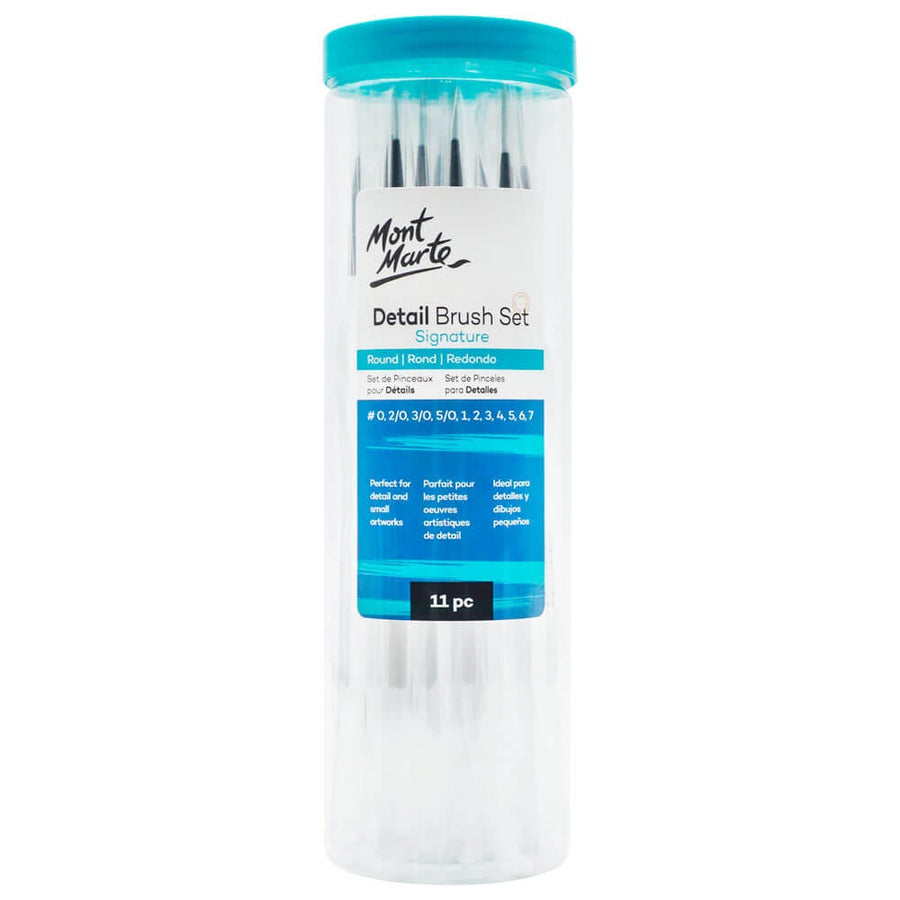 Mont Marte Detail Brush Set – Signature 11pc