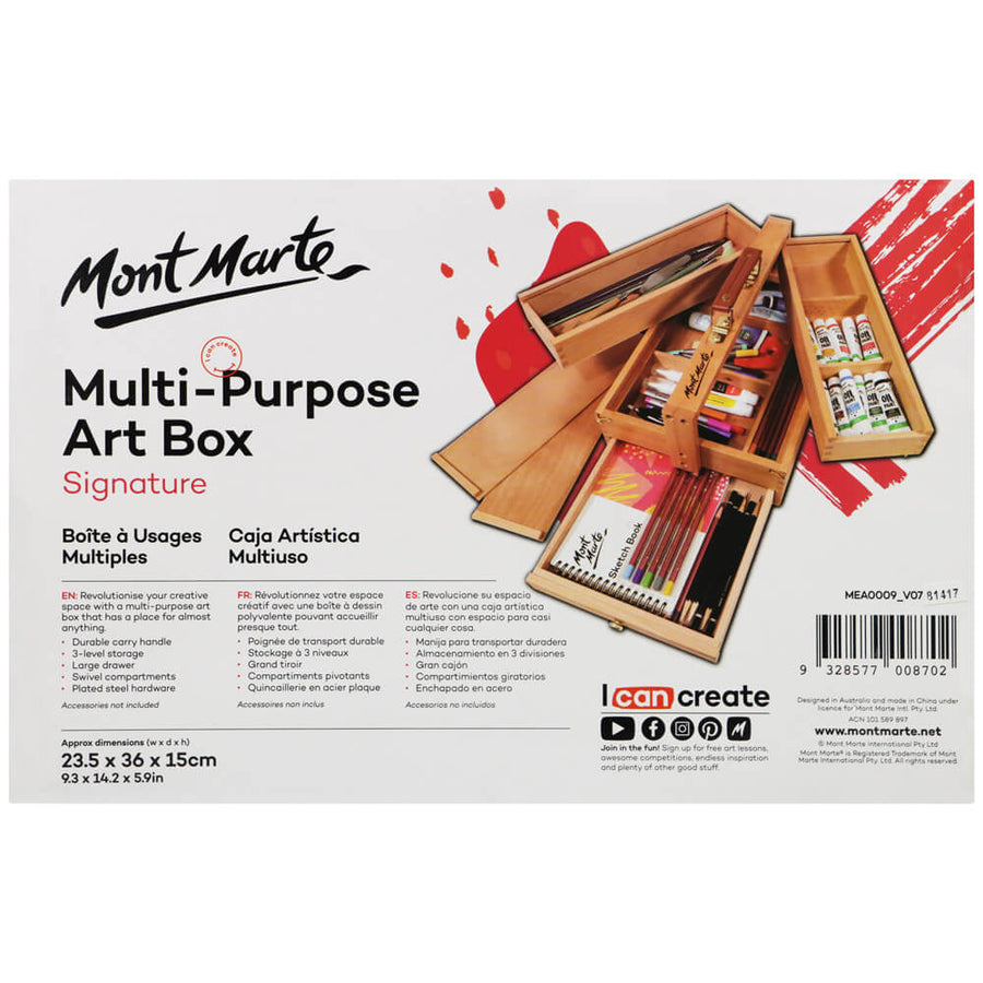 Mont Marte - Multi-Purpose Art Box Signature