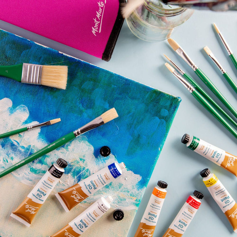 Mont Marte - Oil Brush Set Signature Set Of 11