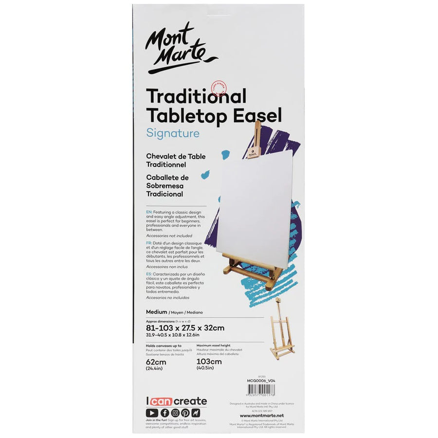 Mont Marte - Traditional Tabletop Easel Signature - Medium