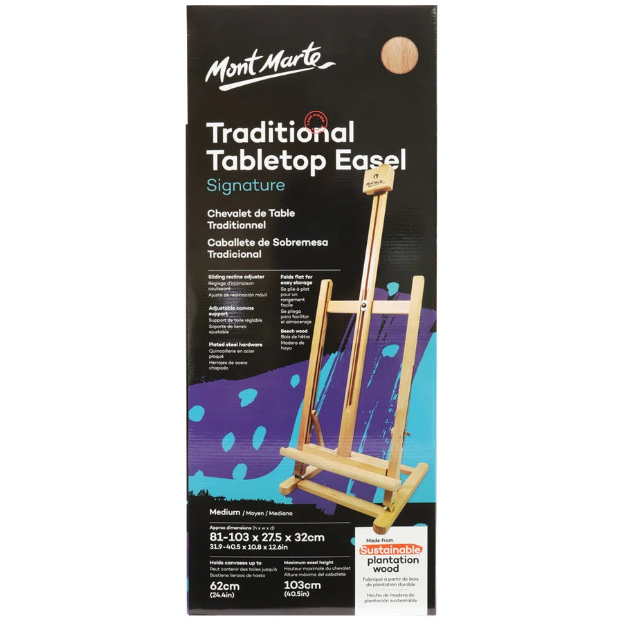 Mont Marte - Traditional Tabletop Easel Signature - Medium