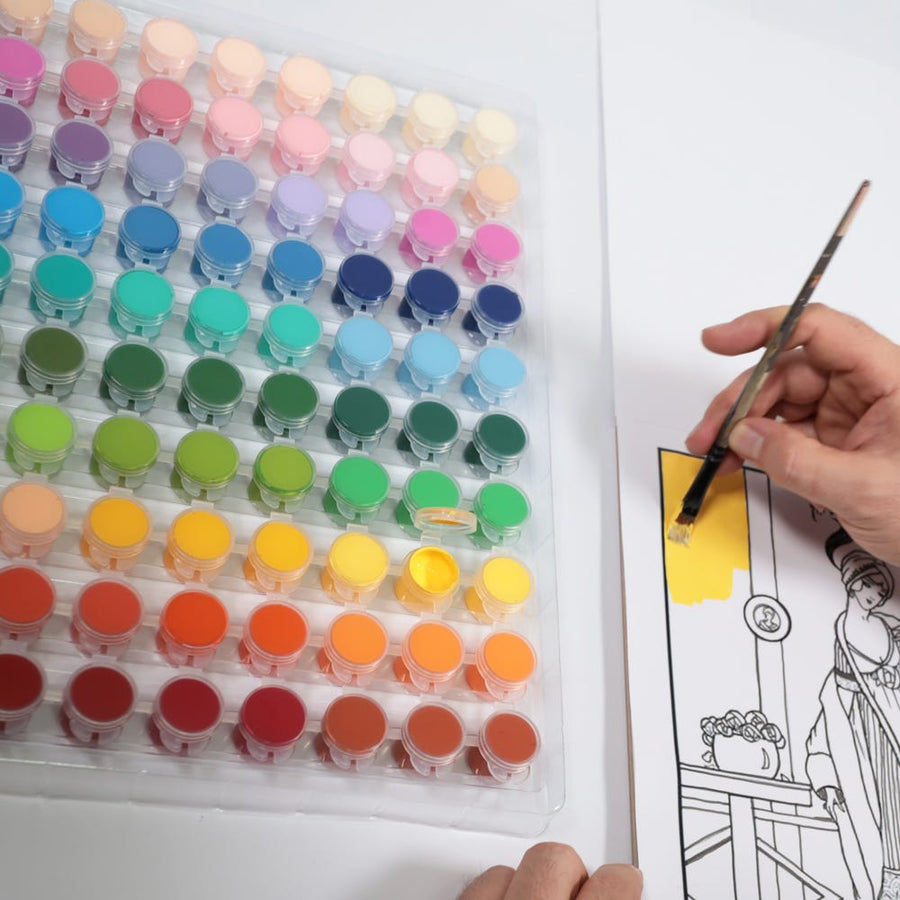 Mont Marte - Vivid Colours Acrylic Paint Set Signature 80pc x 3.5ml (0.1 US fl.oz)