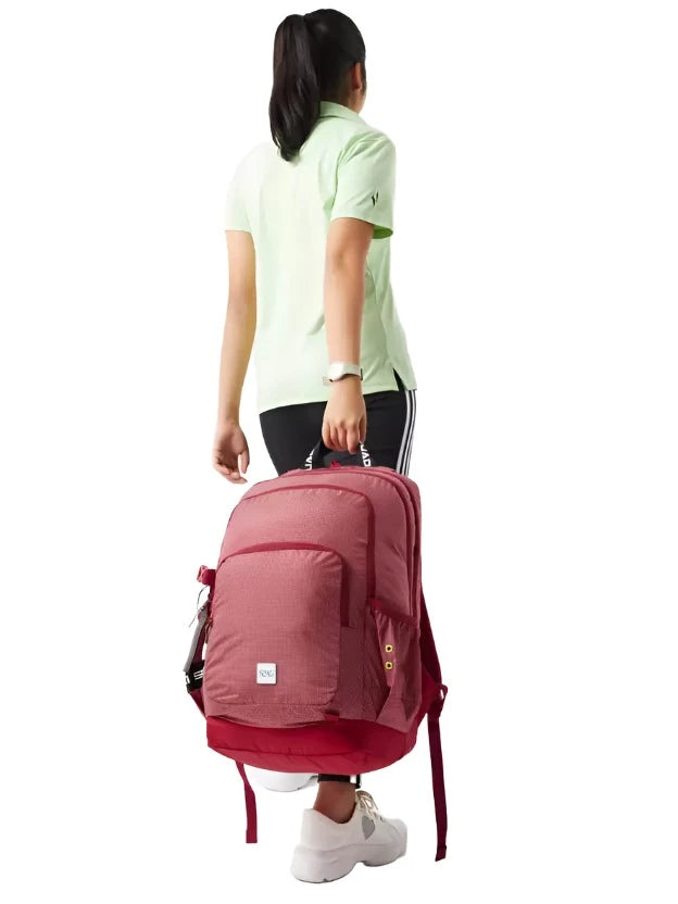 WIKI Squad 4 Laptop Backpack 40L - Grid Red