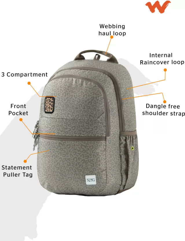 WIKI GIRL 1 Backpack 21.5 L - Pardus Beige