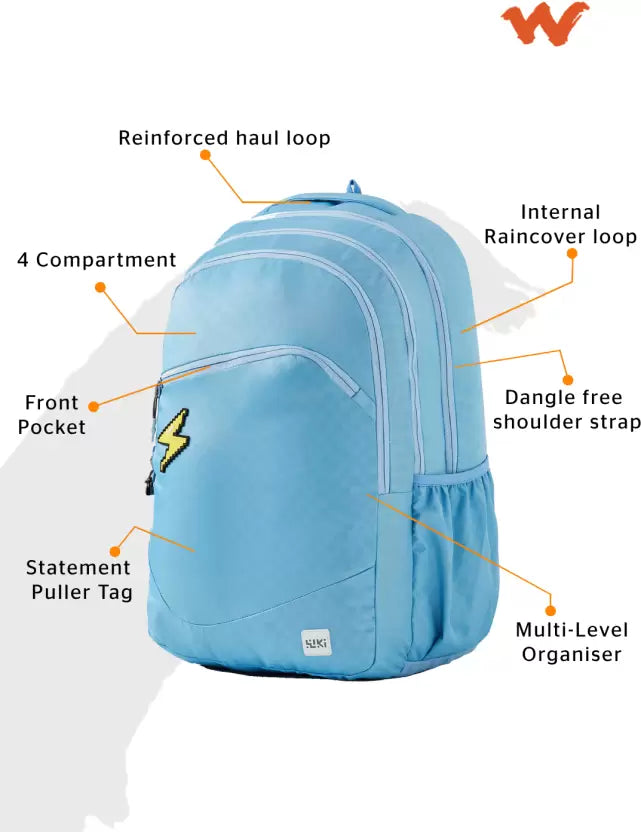 WIKI 4 Backpack 37.5 L - Blue Illusion