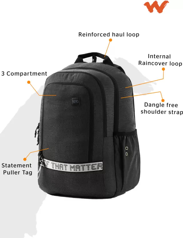 WIKI 2 Backpack 31.5 L - Twill Black