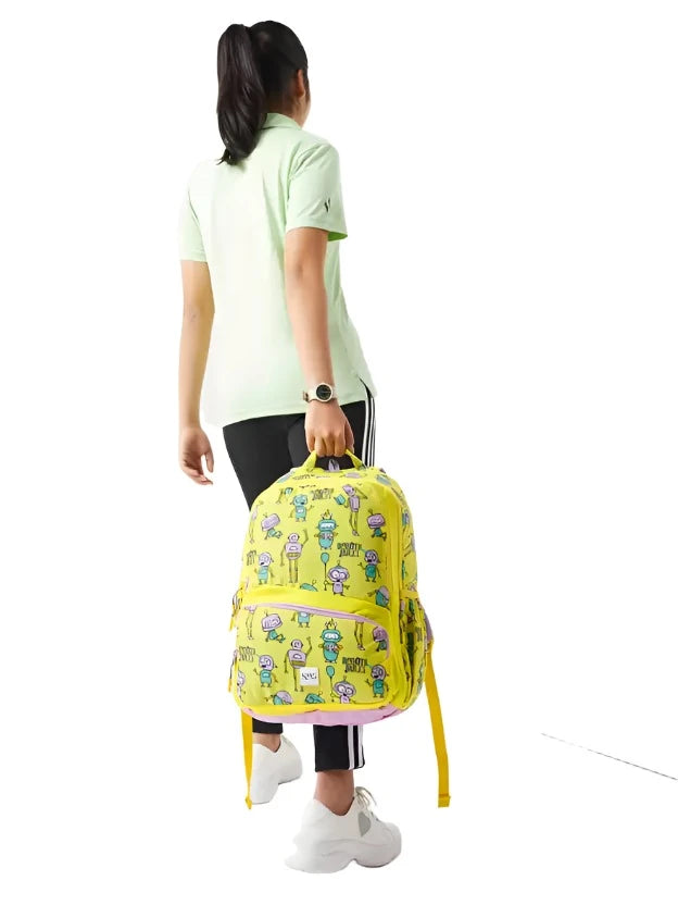 WIKI CHAMP 4 Backpack 22 L - Robot Yellow