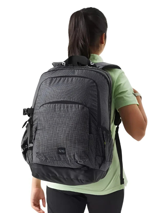 WIKI Squad 4 Laptop Backpack 40L - Grid Black