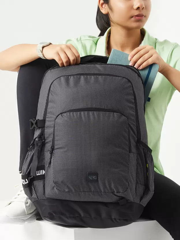 WIKI Squad 4 Laptop Backpack 40L - Grid Black