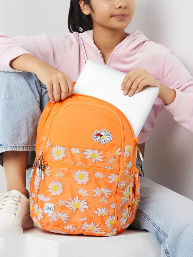 WIKI GIRL 1 Backpack 21.5 L - Daisy Orange