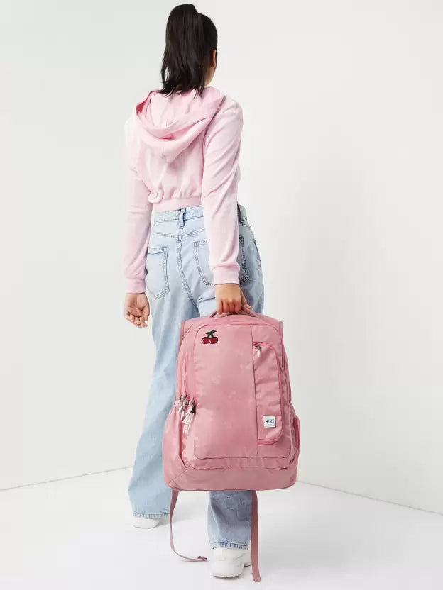 WIKI GIRL 4 Backpack 34 L - Cherry Dark Pink