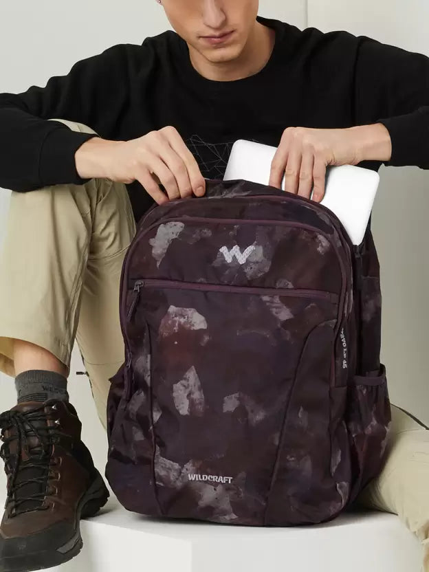 Wildcraft Bravo Laptop Backpack 45 LP - Wine Granite