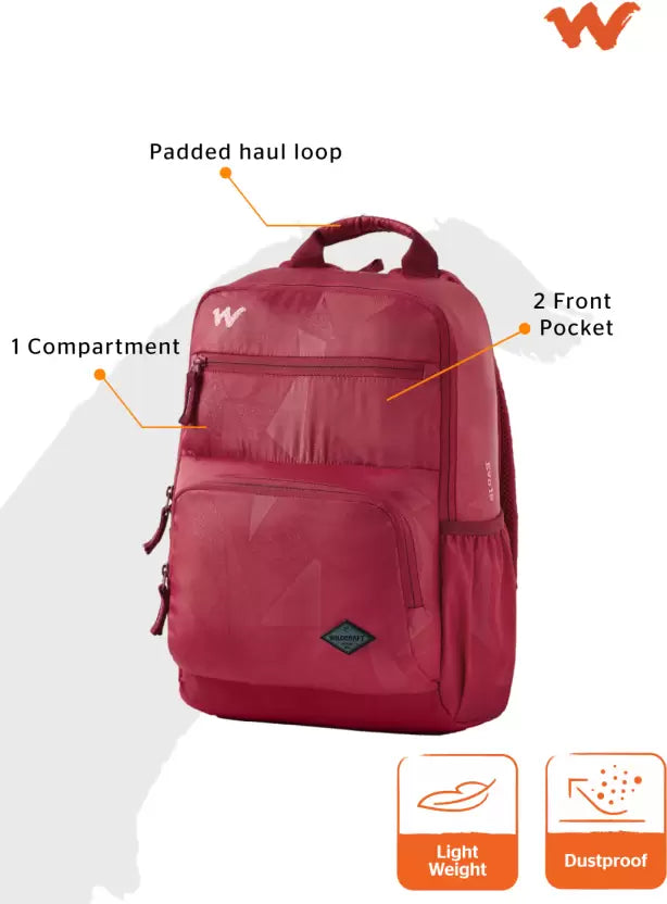 Wildcraft Evo Backpack 15 L - Mosaic Magenta