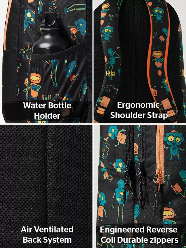 WIKI CHAMP 5 Backpack 24L - Black Robot