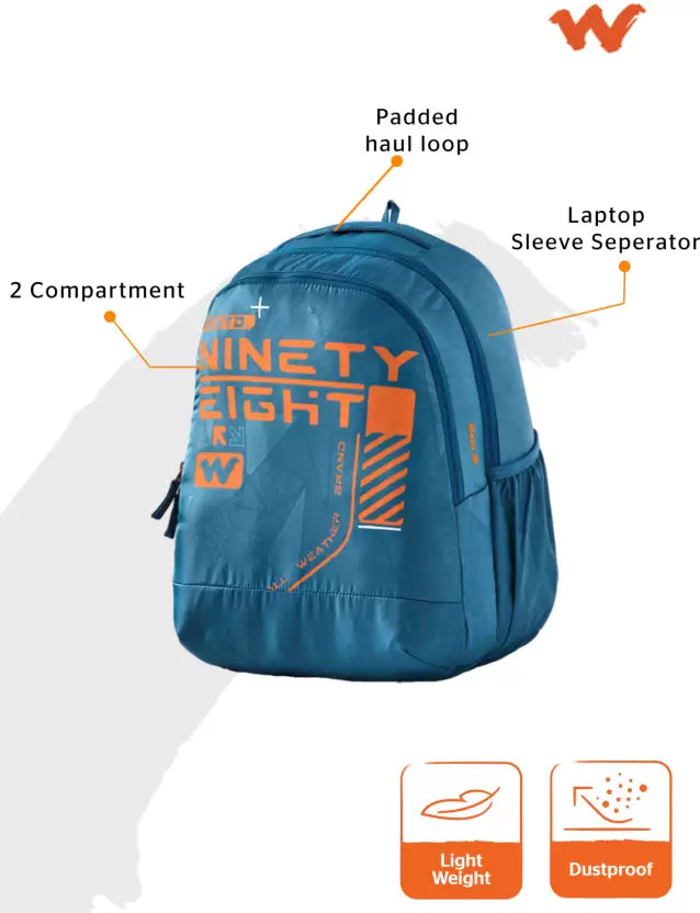 Wildcraft Blaze Laptop Backpack 35 L - Blue 98