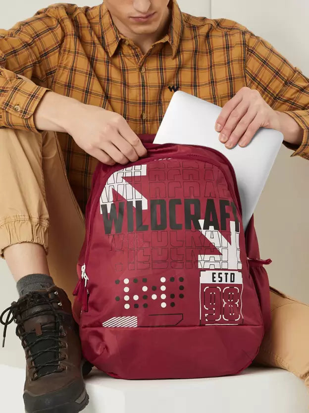 Wildcraft Blaze Laptop Backpack 35 L - Red Slice