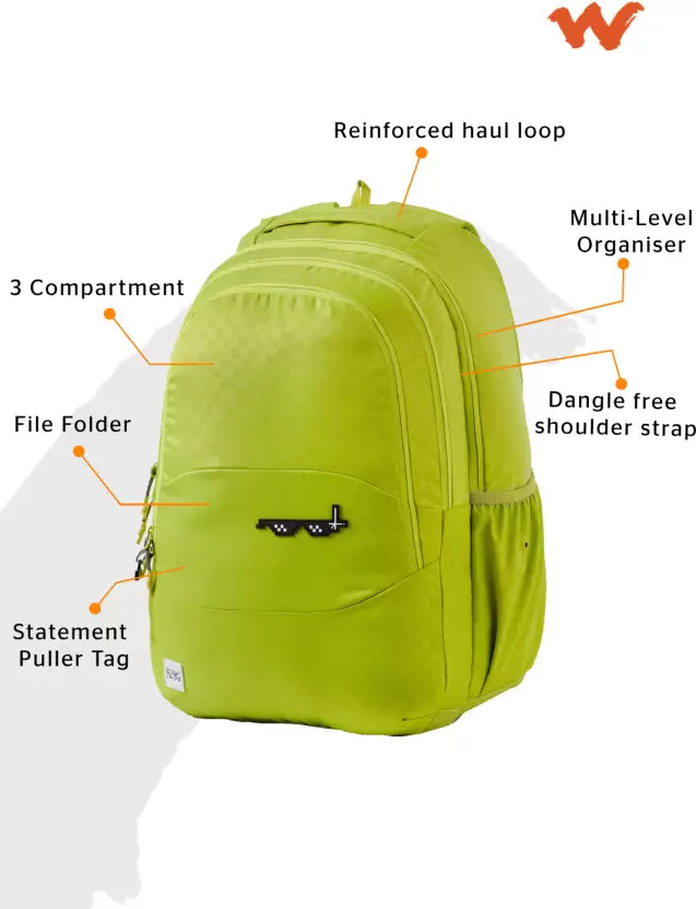 WIKI 5 Backpack 39.5 L - Green Illusion