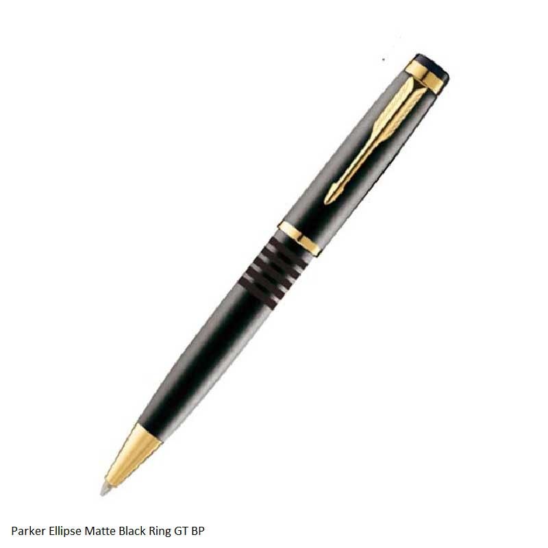 parker-ellipse-royal-matte-black-rings-twist-gold-trim-ballpoint- pen 